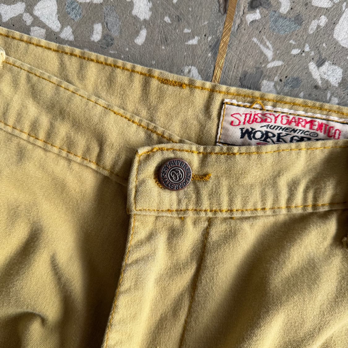 90-00s 올드 스투시 카고 팬츠 상품이미지7