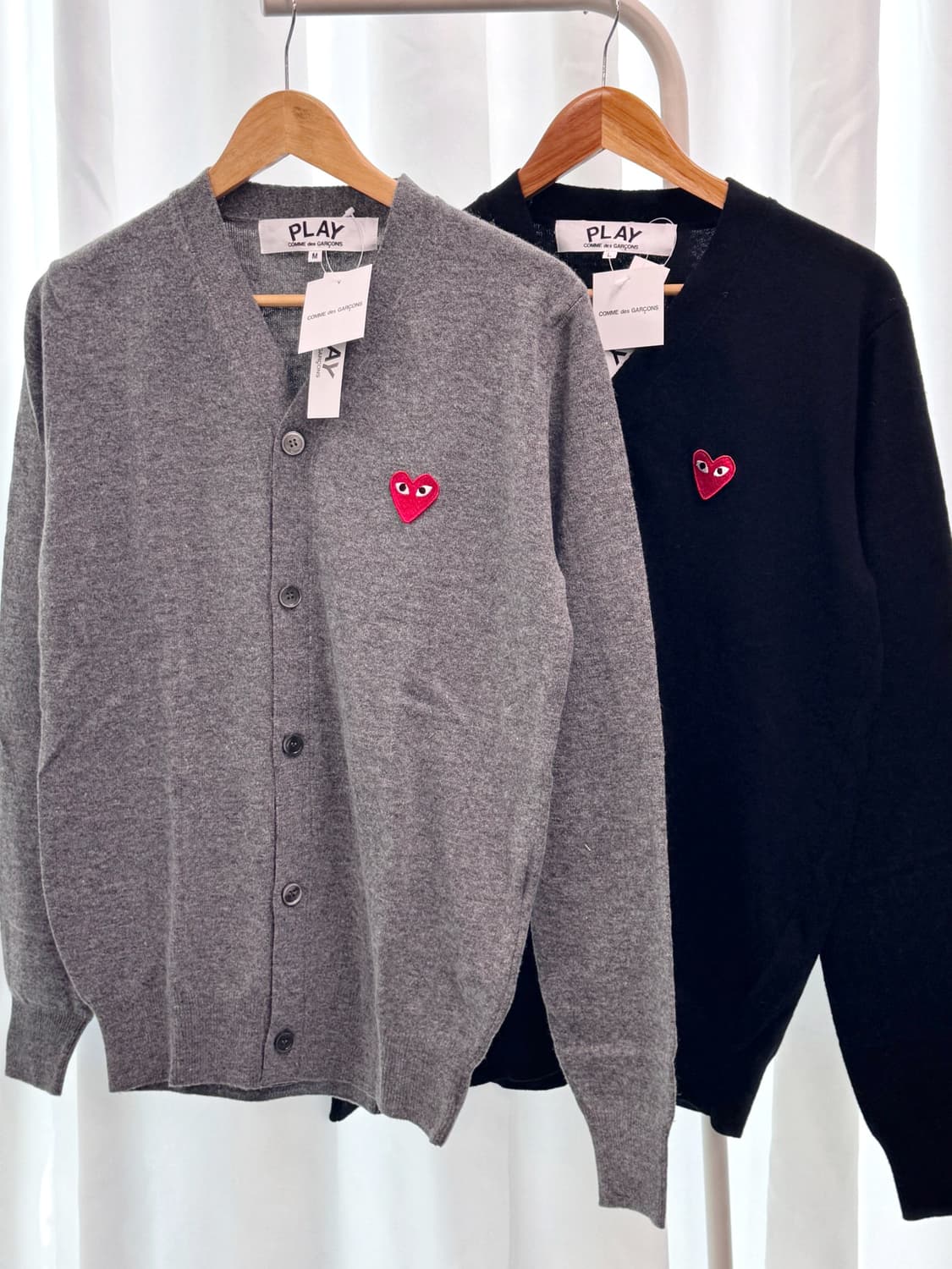 🖤 [꼼데가르송 울 백 V 가디건] 🖤 상품이미지2