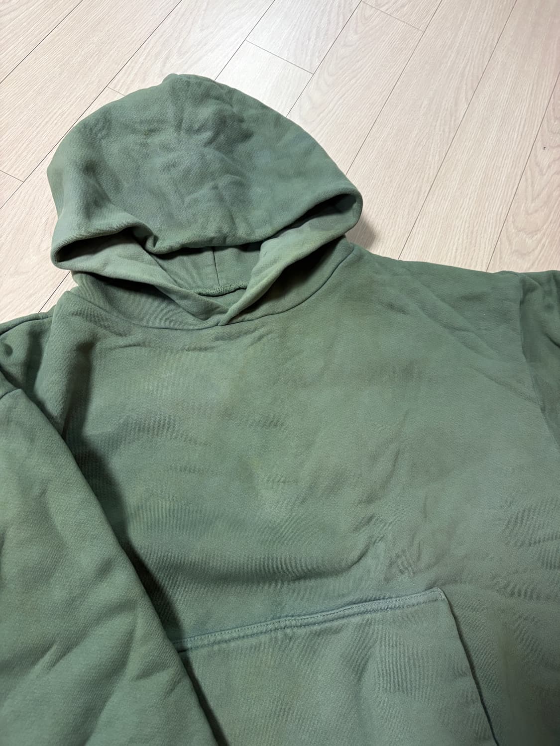 칸예 대선후드 카키 (염색) m 상품이미지4