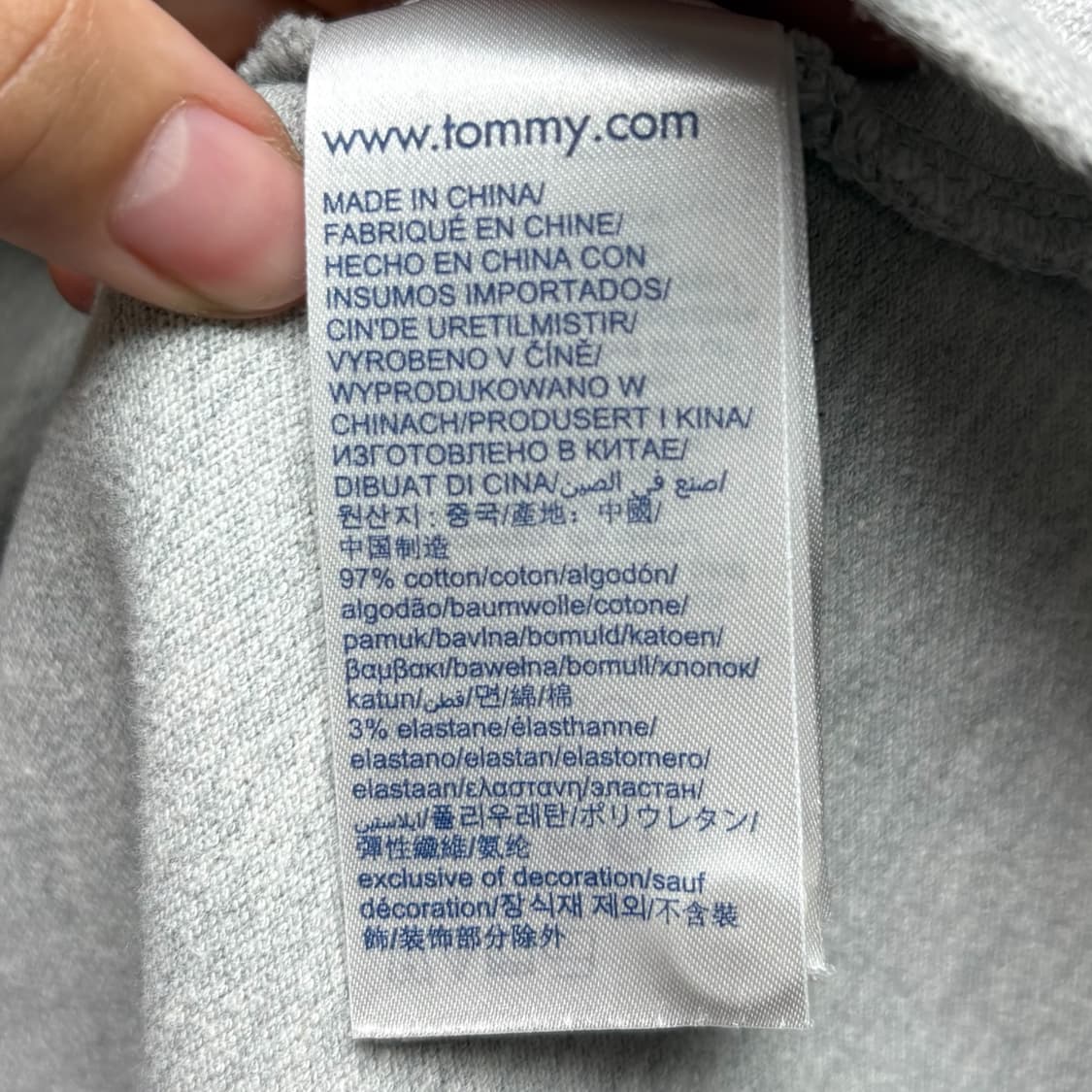 3964 타미힐피거 그레이 카라 반팔 PK원피스 상품이미지5
