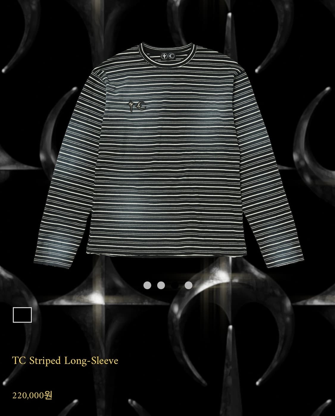 떠그클럽 25fw TC 스트라이프 긴팔 티셔츠 상품이미지1