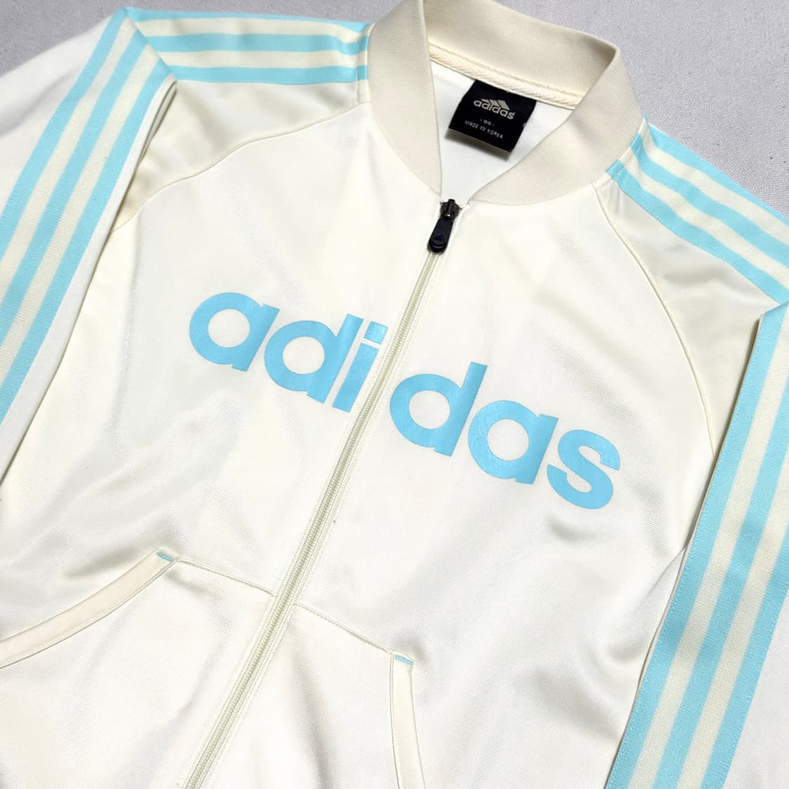 🫶🏻 아디다스 민트라인 여성용 아이보리 트랙탑🫶🏻 상품이미지2