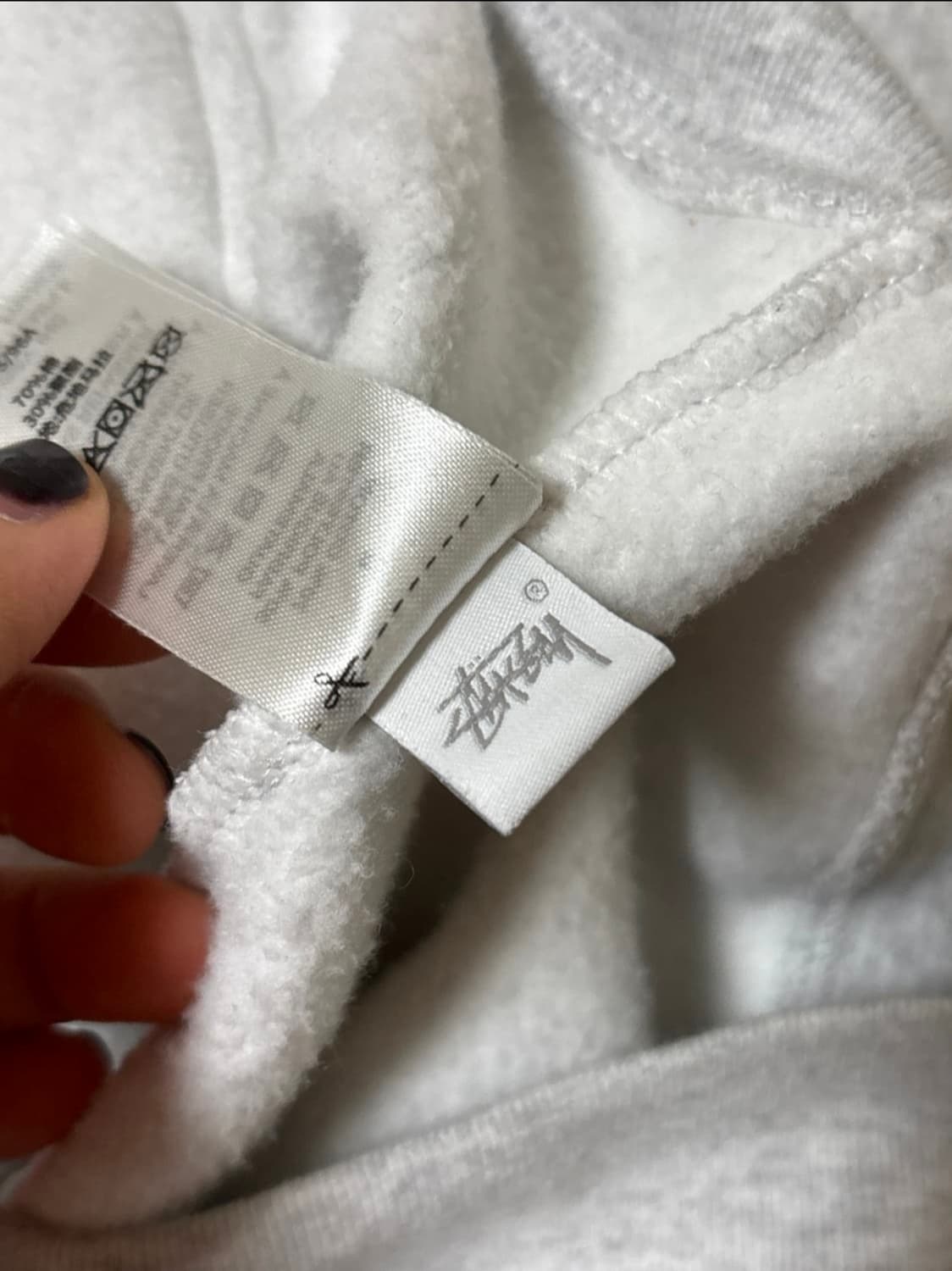 스투시 DNA 후드집업 애쉬헤더 (M) 상품이미지7