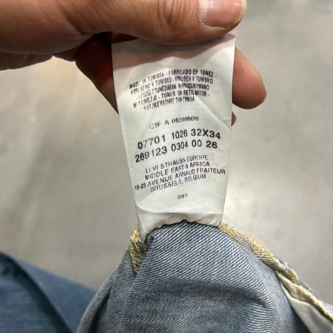  리바이스 엔지니어드 데님 팬츠 y14576 상품이미지9