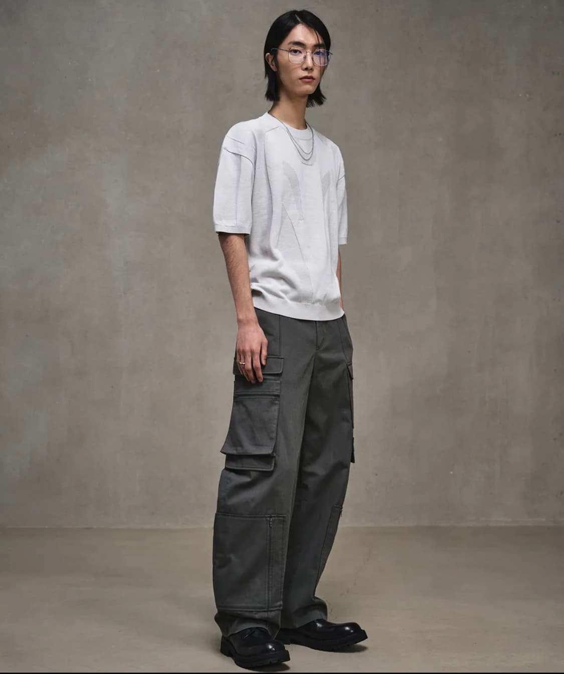 엘무드 팟 카고 포켓 워크 팬츠 시멘트 44 상품이미지1