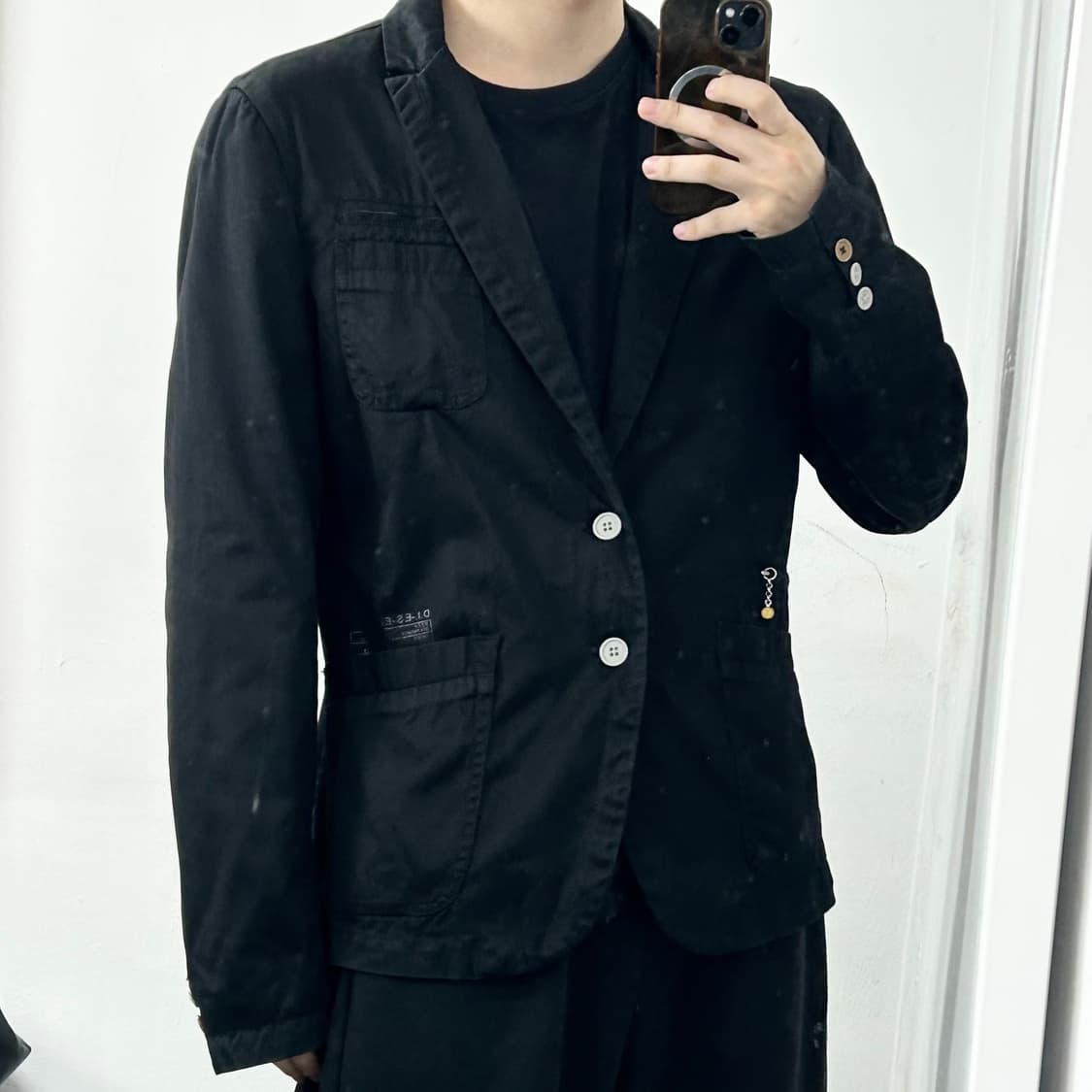 디젤 2B 테크니컬 블레이저 자켓 상품이미지2