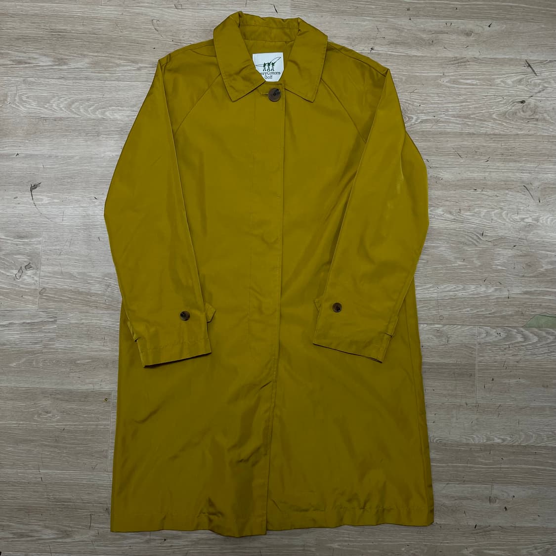 헨리코튼 여성 싱글 카라 레인 맥코트 [머스타드] M/95 상품이미지1