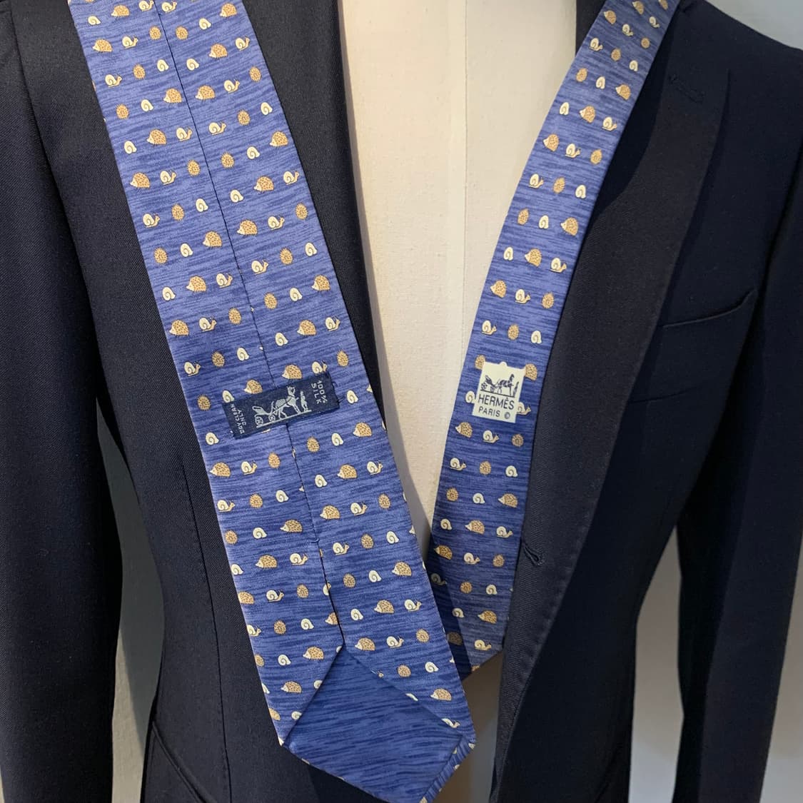 에르메스(HERMES) 명품넥타이 100실크 A등급 사용감 상품이미지2