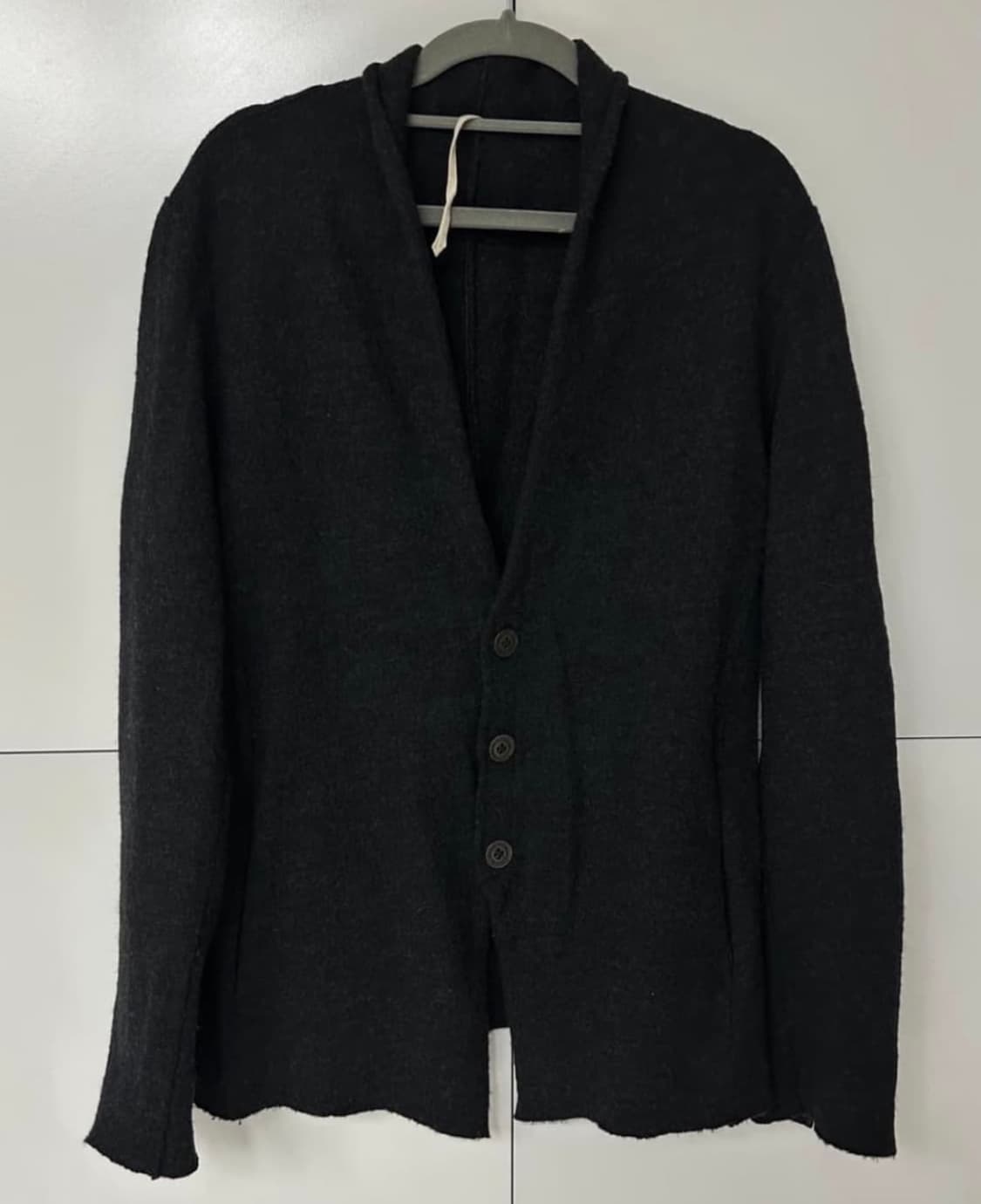 The viridi anne 축융 울 숄카라 가디건 상품이미지1