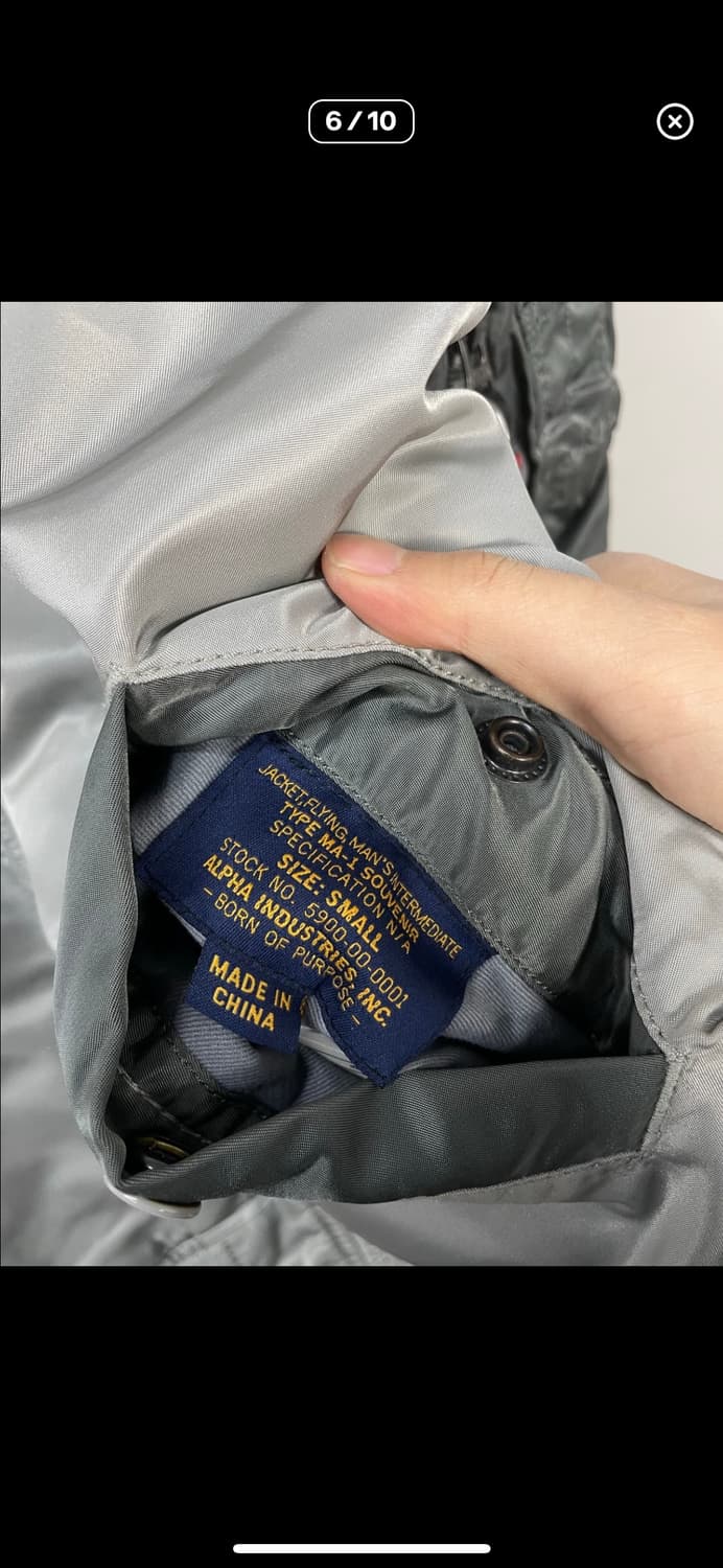 알파인더스트리 MA-1 수베니어 더블 드래곤 리버시블 자켓 A3214 상품이미지7