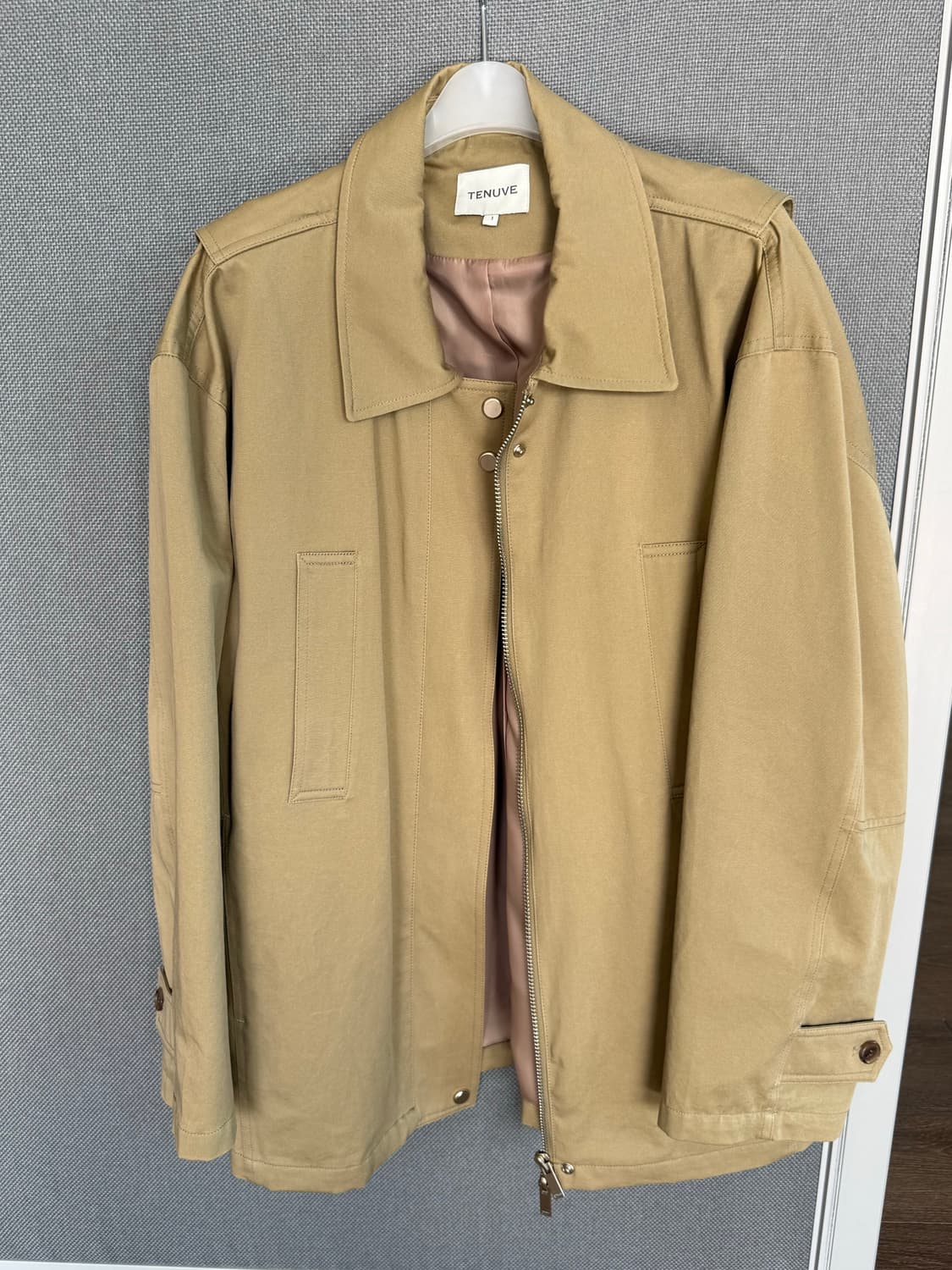 테누브 하프자켓 cotton panelled half jacket 상품이미지6