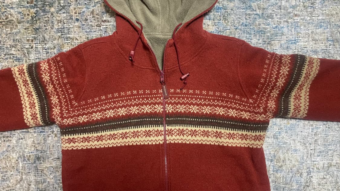 JPN 00s 빈티지 McGREGOR 맥그리거 레트로 노르딕 패턴 플리스 상품이미지6