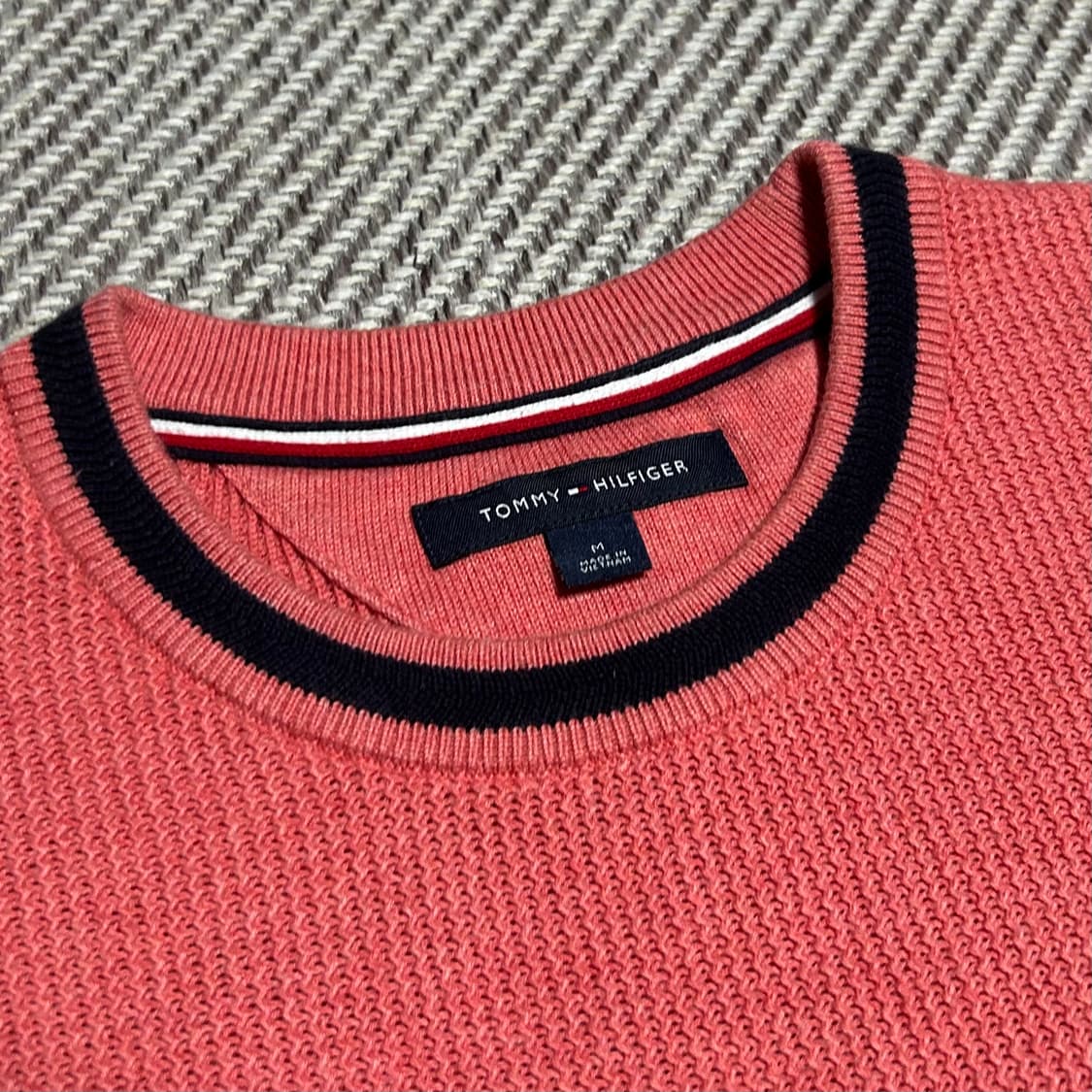 [M] Tommy 타미힐피거 코튼 라운드 니트 상품이미지6