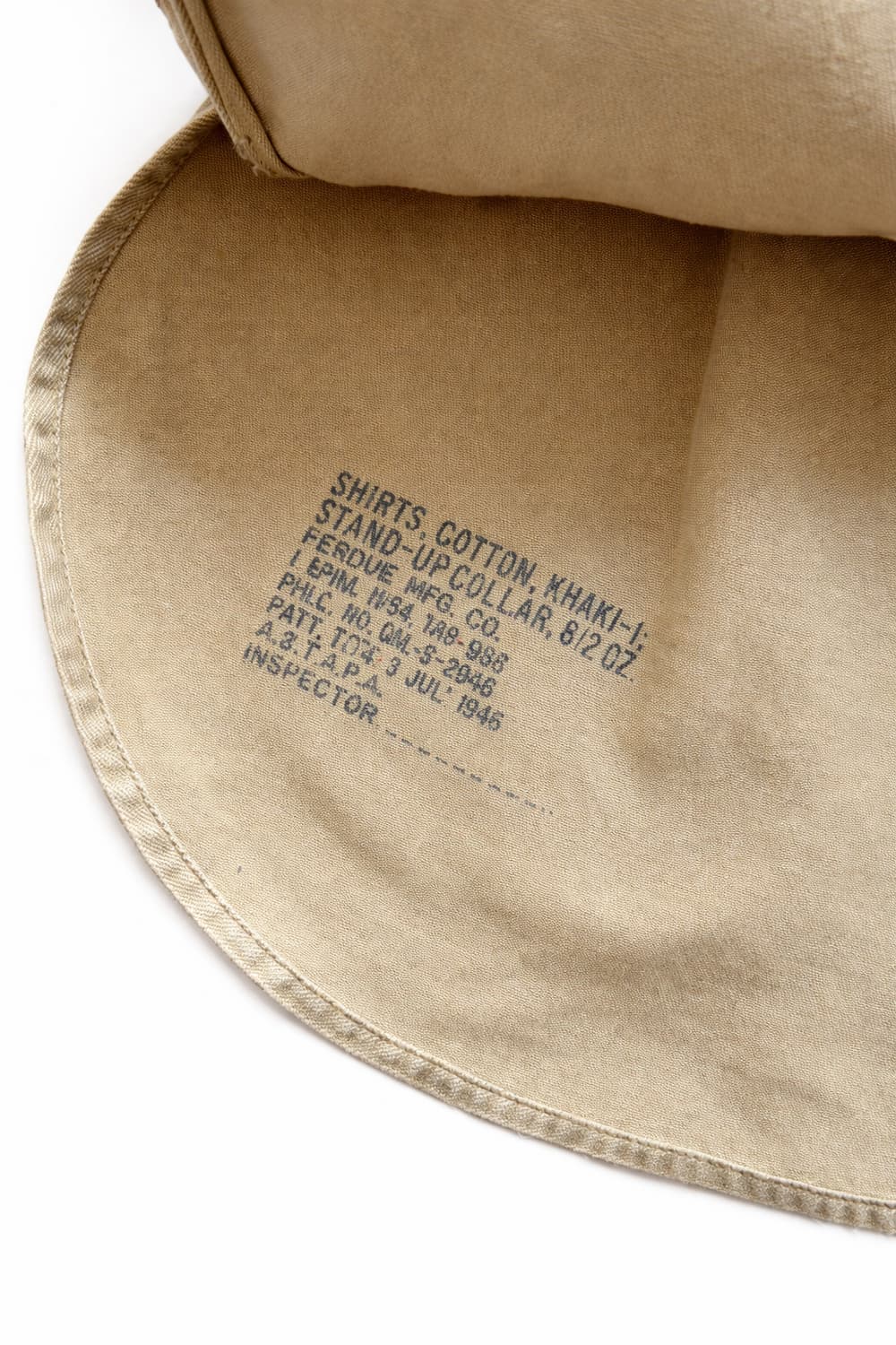 50s 미군 카키 오피서 셔츠 15.5(100~103) 상품이미지6