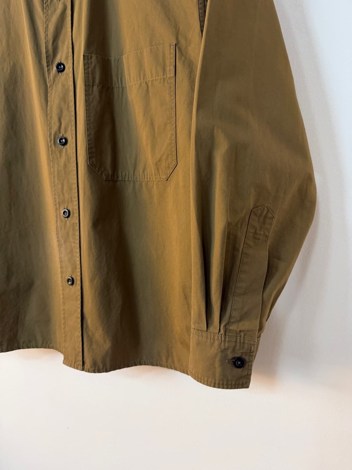 MHL 마가렛 호웰 브라운 코튼 셔츠  상품이미지4