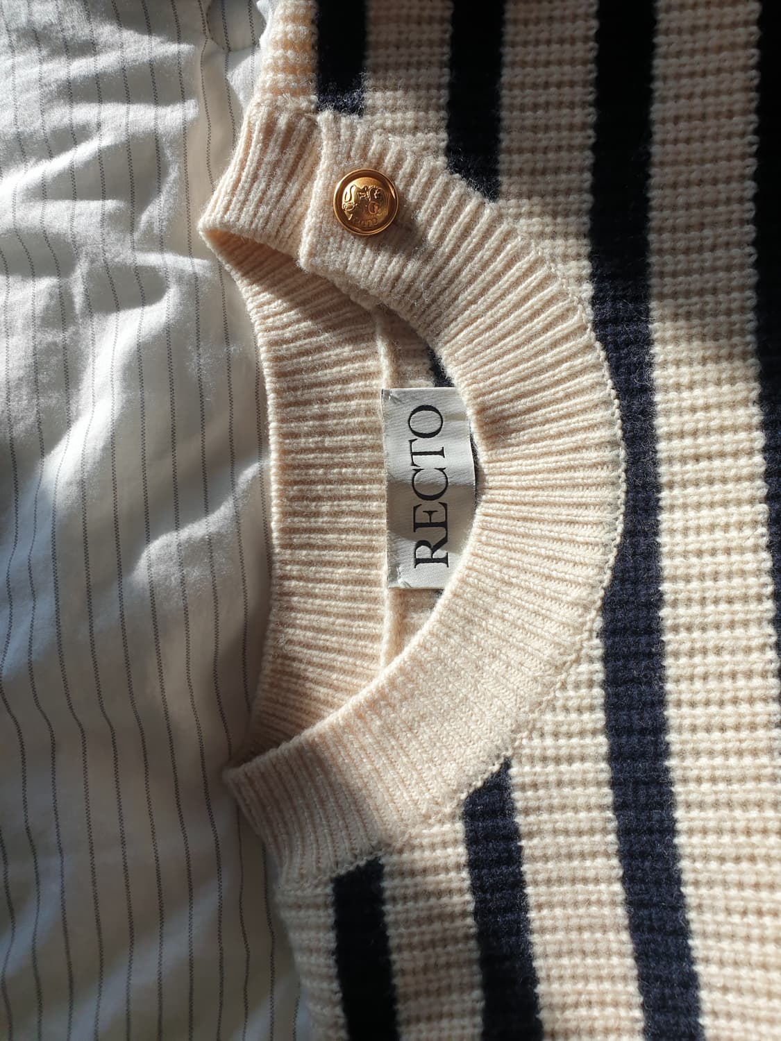렉토 60's 스트라이프 니트 (S) 상품이미지4