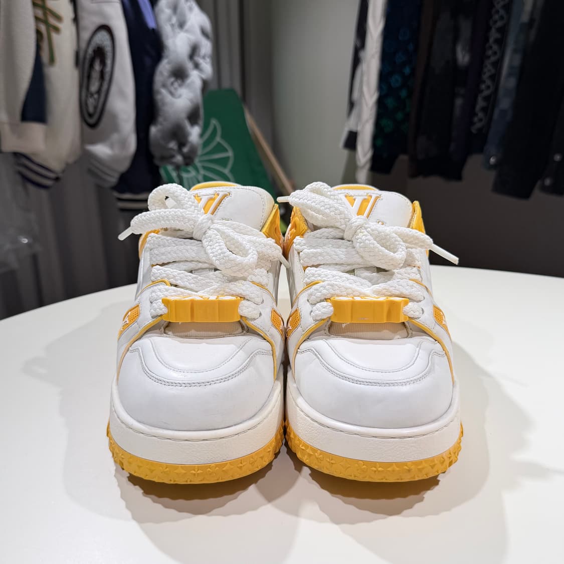 (A/7) / 루이비통 LV 트레이너 맥시 스니커즈 옐로우 상품이미지2