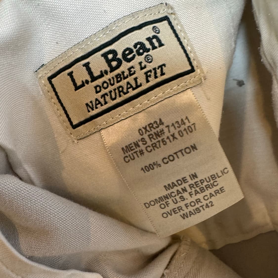 L.L.Bean 내추럴핏 치노 쇼츠 42인치 상품이미지3