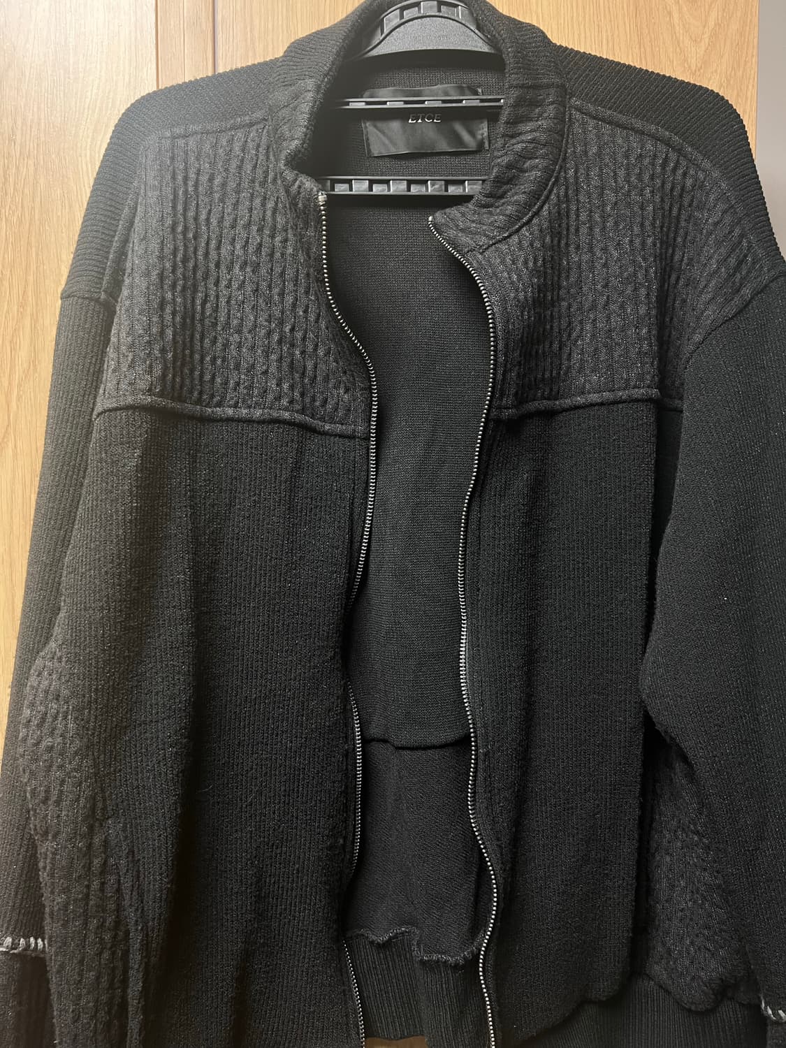 Etce 스모킹 니트 집업 L 상품이미지2