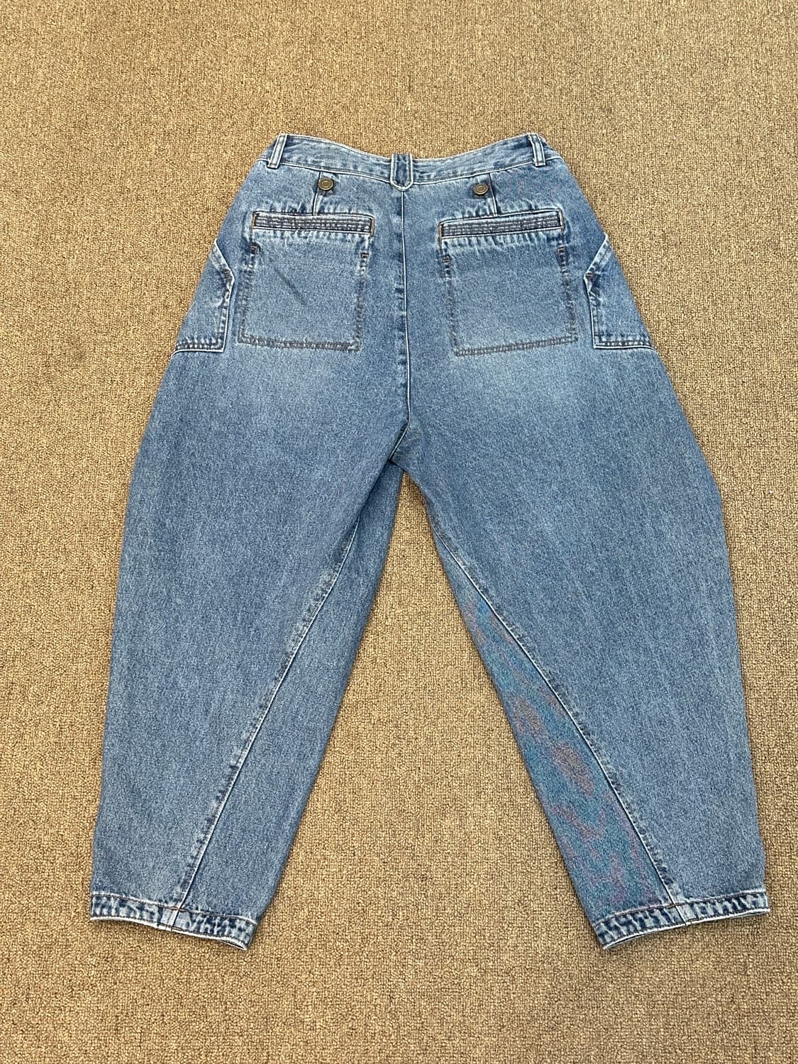 송지오 컬렉션 벌룬핏 데님 청바지 상품이미지5