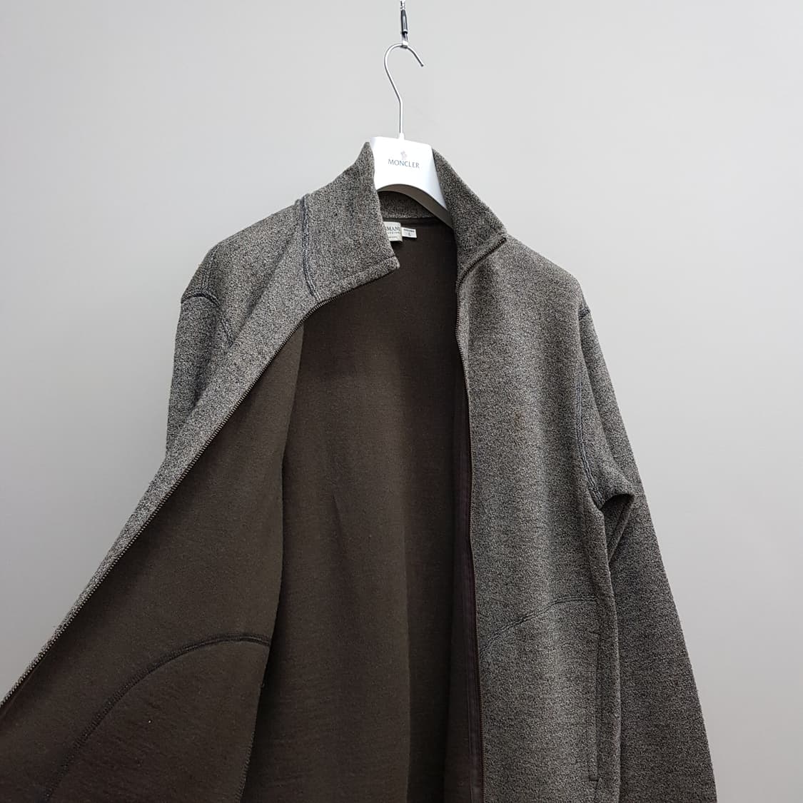 알마니꼴레지오니 울 블렌드 니트 자켓 L사이즈 상품이미지4