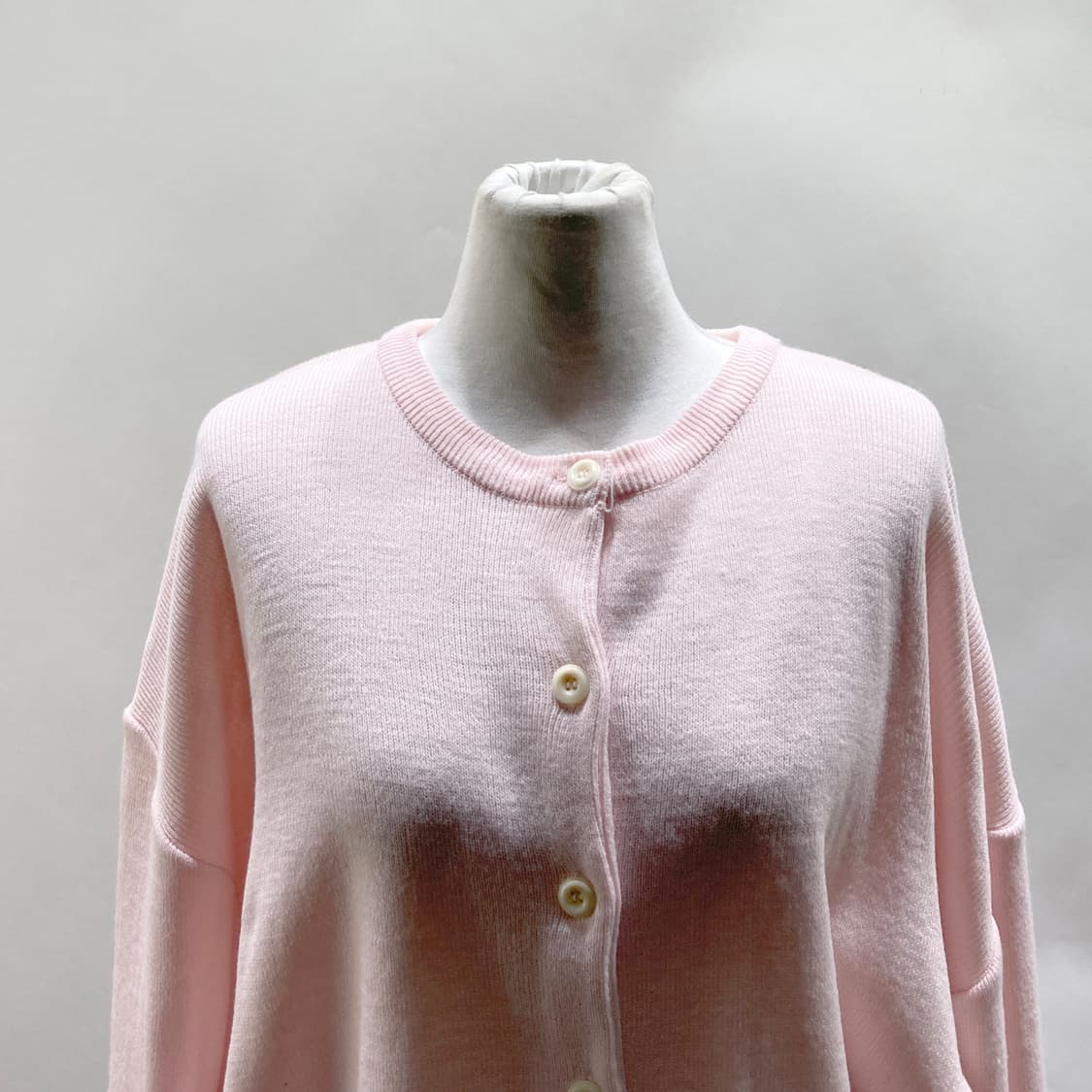 빨주노초 여성가디건 핑크 F 상품이미지2