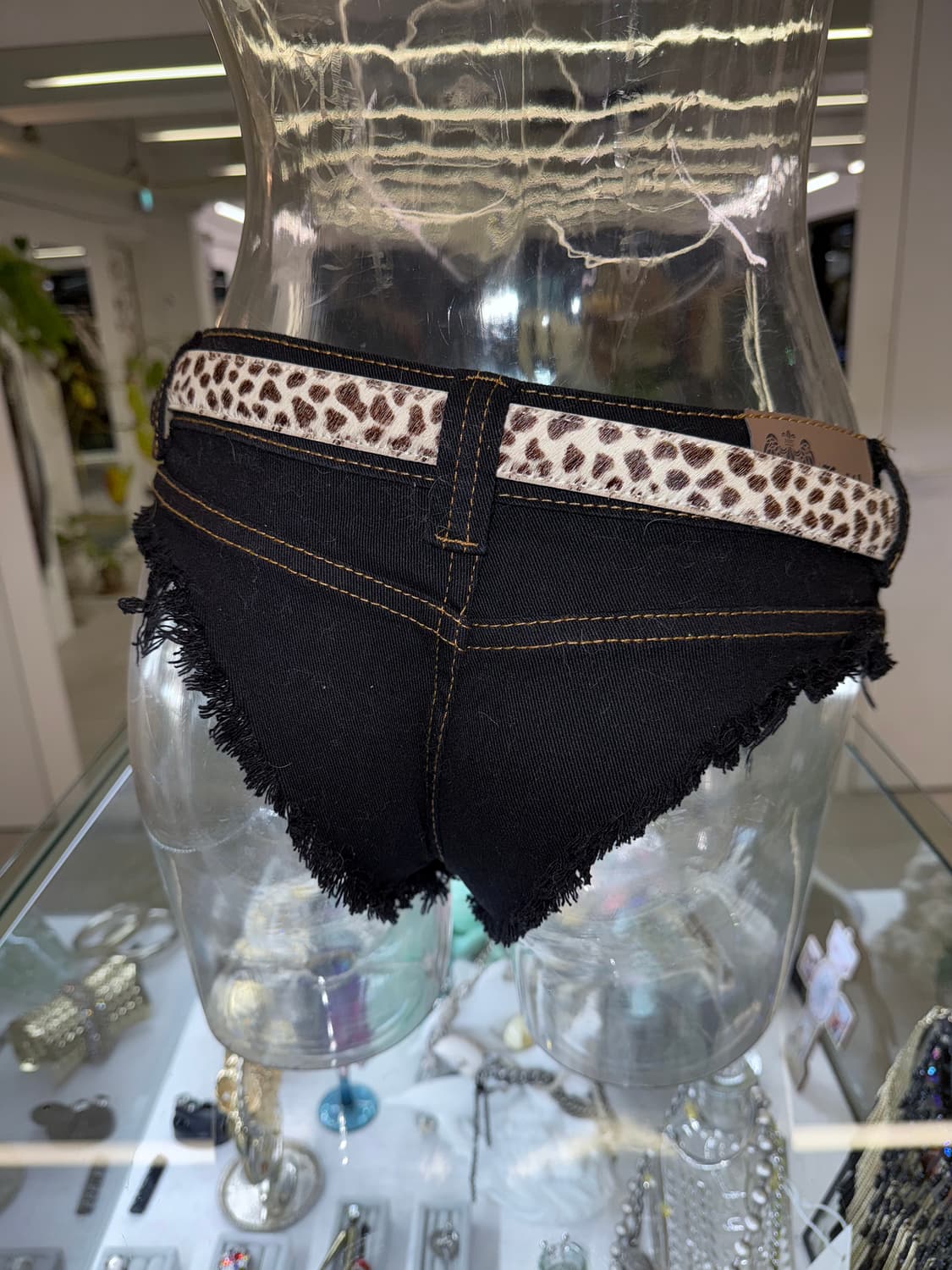 calf hair thin belt 상품이미지4