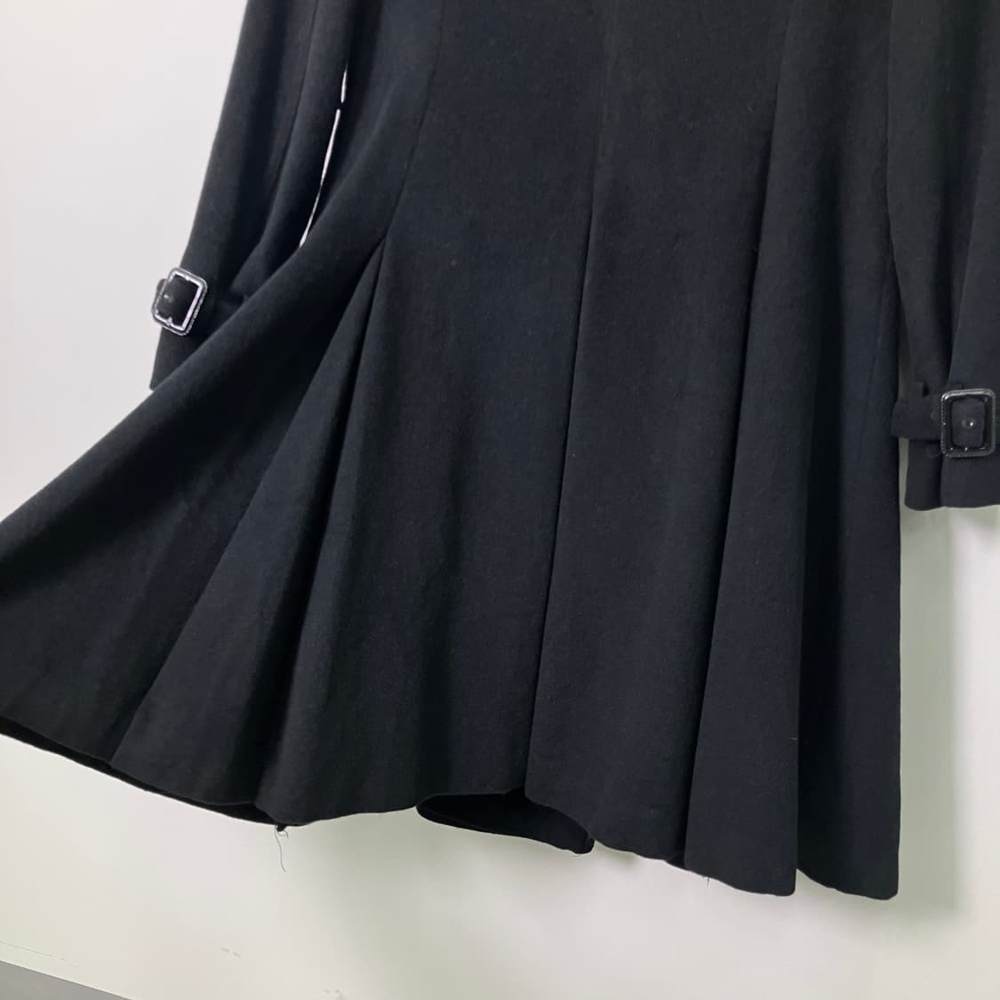 스트로베리 필드 앙고라 울 블렌드 더블 버튼 플레어 코트  상품이미지6