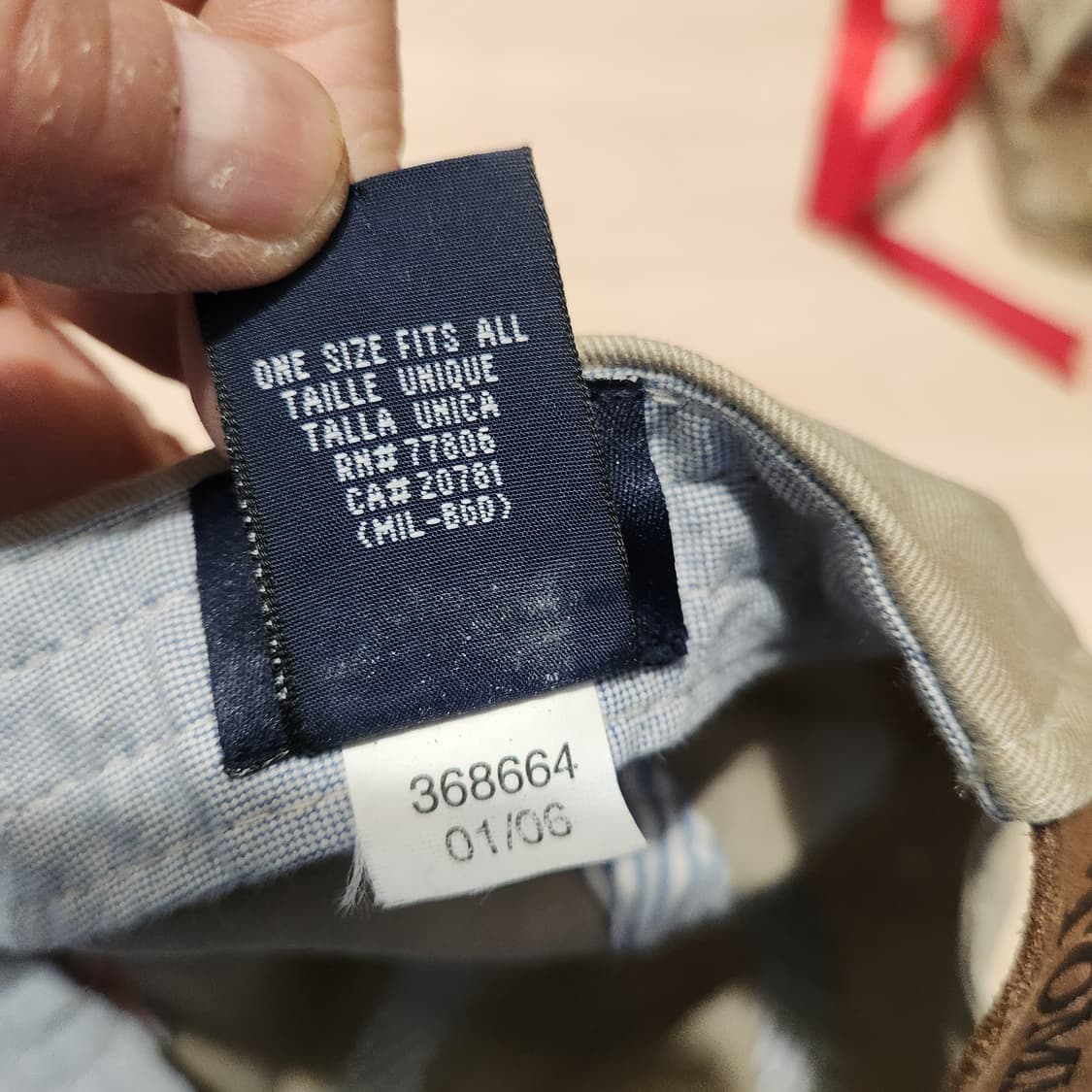 TOMMY HILFIGER 베이지 볼캡 | 레더 스트랩 클래식 캡 상품이미지8