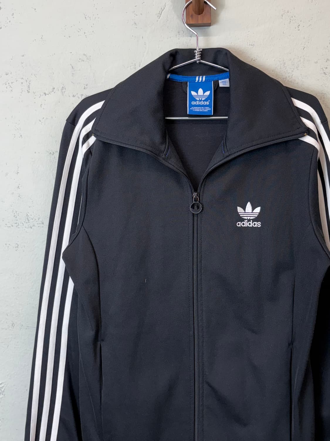 아디다스 유로파 삼선 트랙탑 져지 블랙 상품이미지4