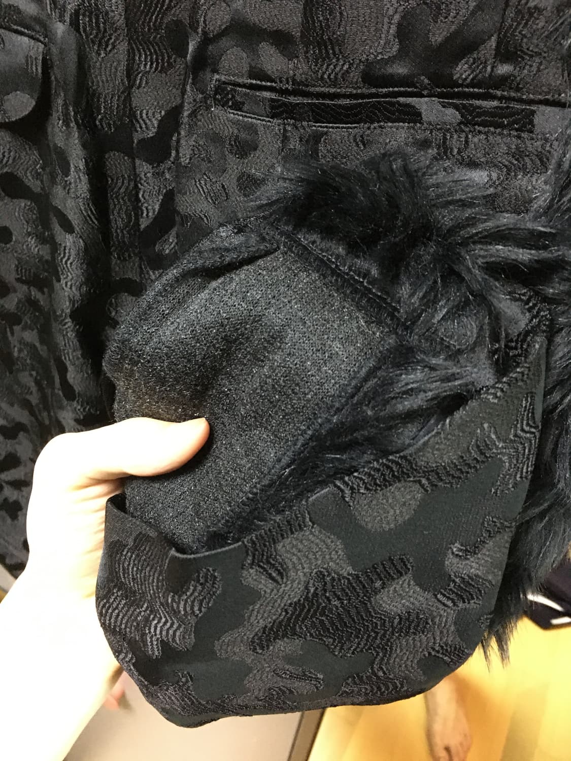꼼데가르송 옴므 플러스 카모 퍼 쇼츠 상품이미지10