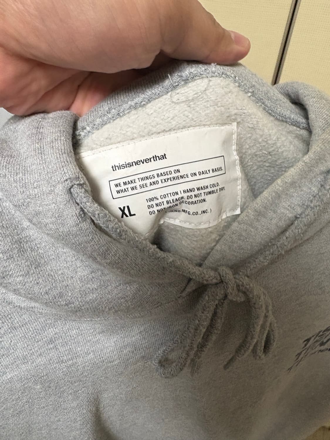 디스이즈네버댓 후드티 XL 상품이미지6