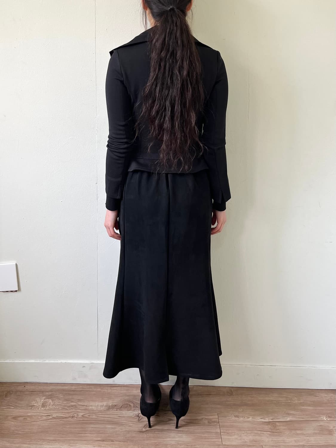 CECIL McBEE 셔링 블랙 자켓 상품이미지9