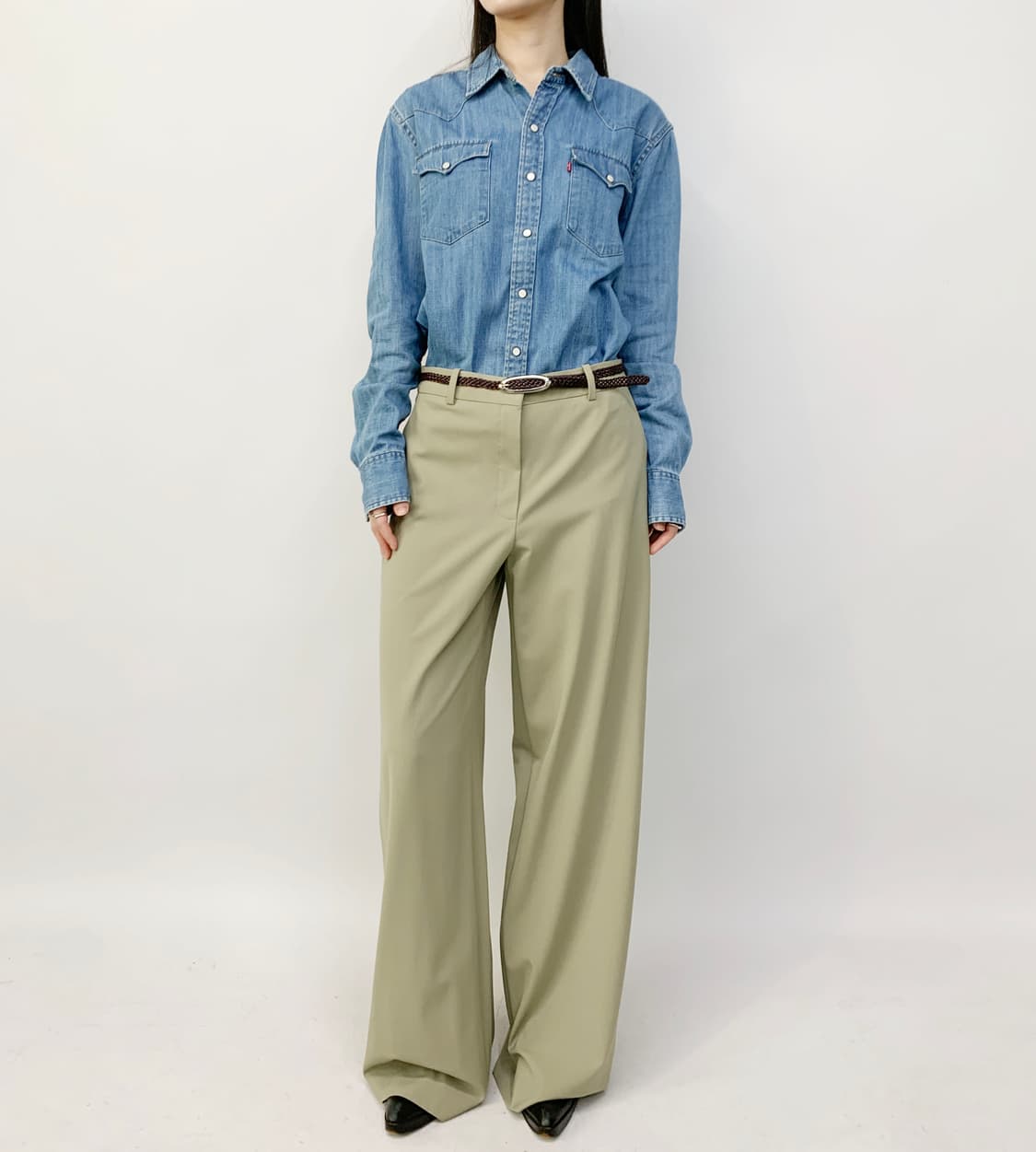 리바이스 웨스턴 데님 셔츠 상품이미지1