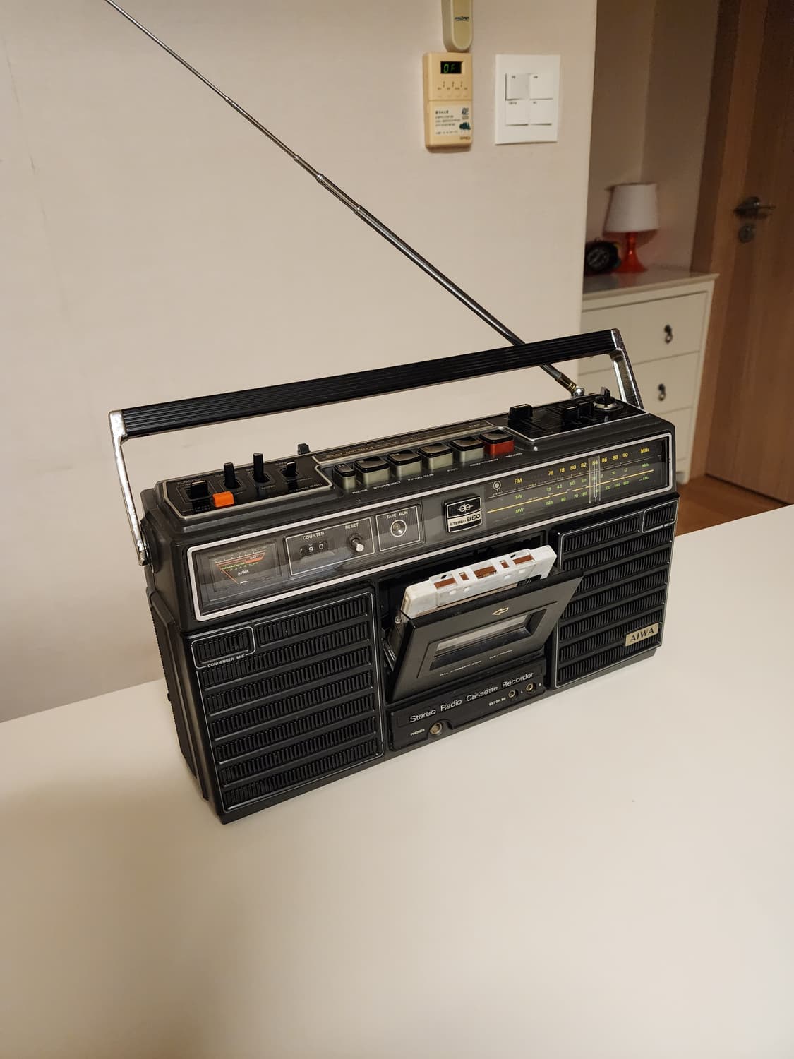 70년대 AIWA  빈티지 스테레오 라디오 카세트 상품이미지2