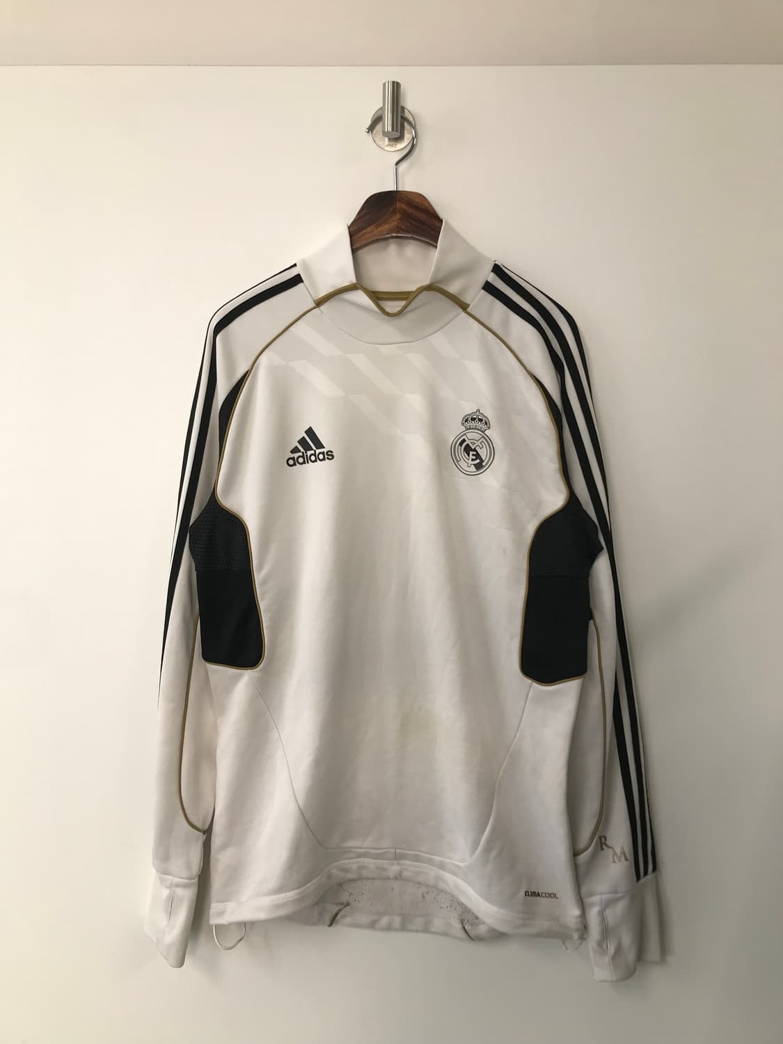 아디다스 레알마드리드 화이트 트레이닝 탑 상품이미지2