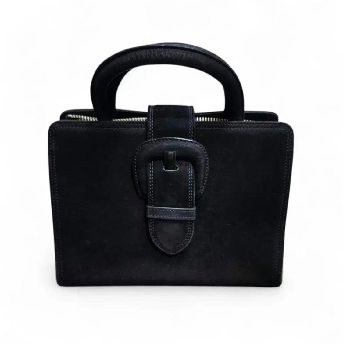 장폴고티에 스웨이드 벨티드 핸드백 상품이미지1