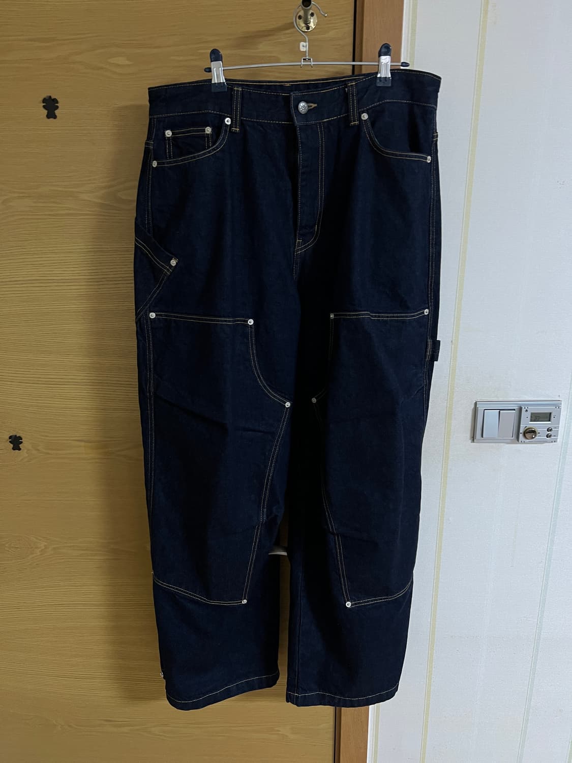 9999아카이브 더블니 팬츠 상품이미지1