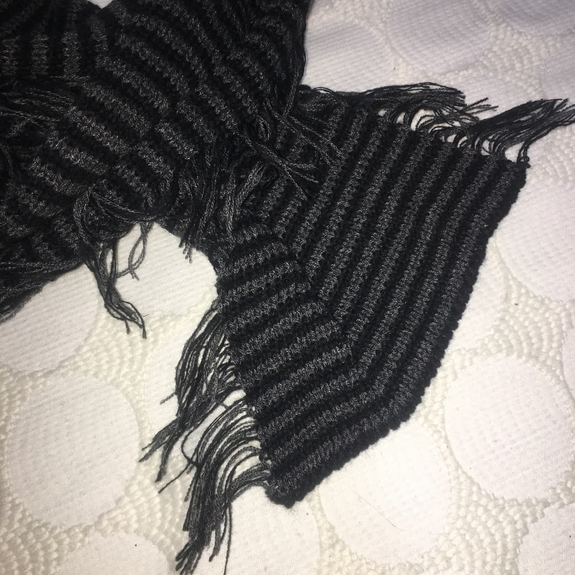 스트라이프 프린지 스카프 상품이미지3