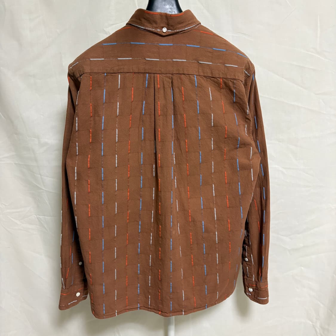 슈가케인 네이티브 아메리칸 스트라이프 셔츠 / 브라운, M 상품이미지8