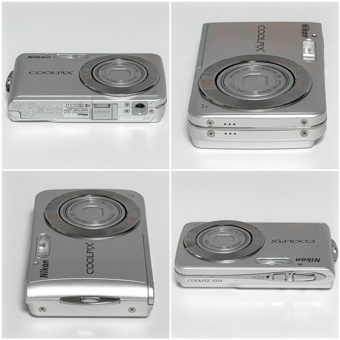 니콘 쿨픽스 S210 실버 빈티지디카 상품이미지3