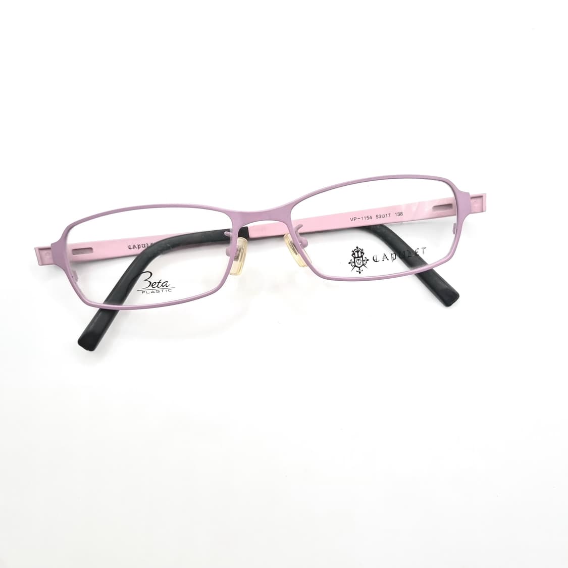 데드스탁 capulet 사각 무광핑크 온테 안경테 상품이미지1