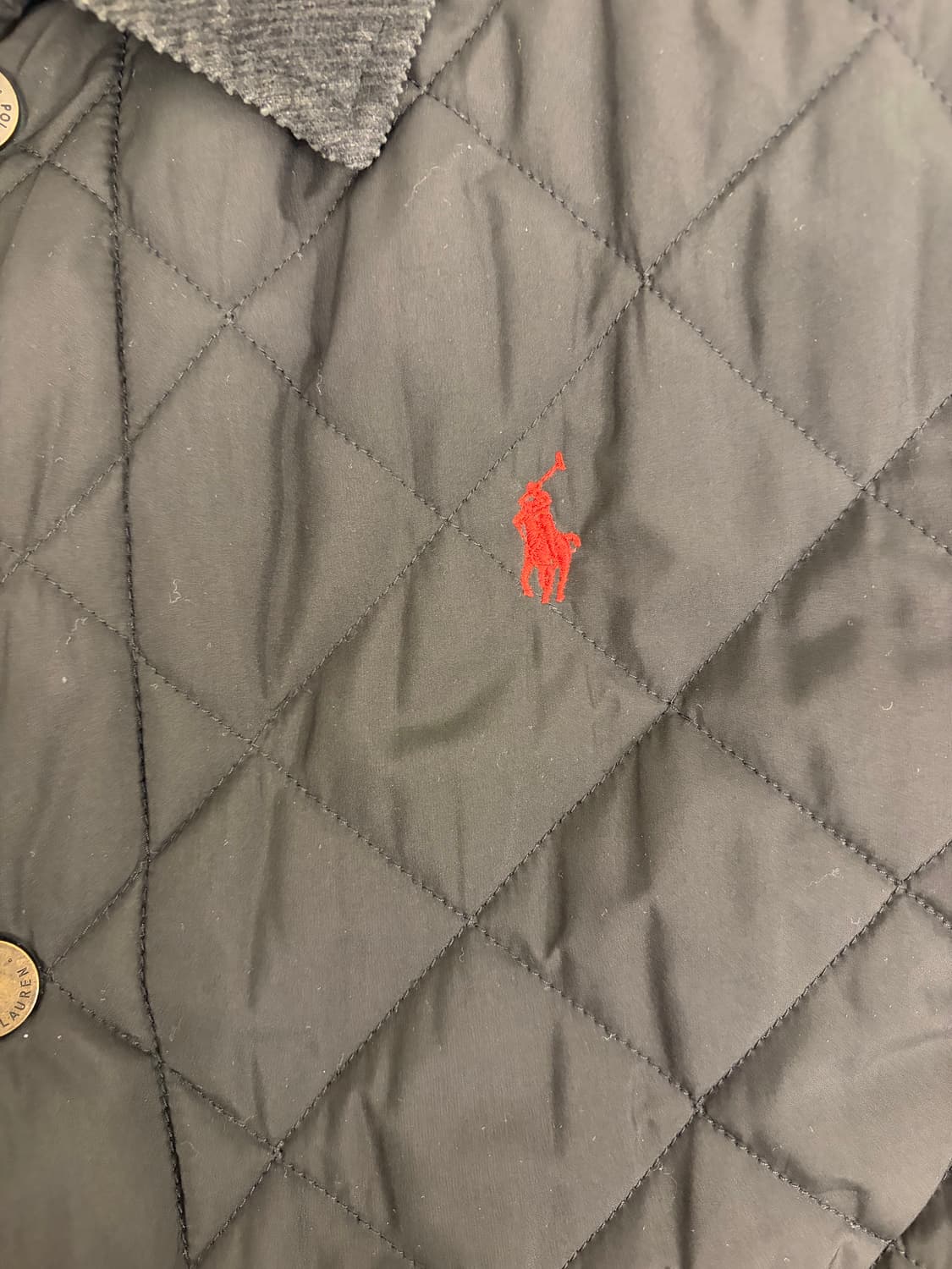 [XL 18-20] 폴로 랄프로렌 블랙 퀼팅 자켓 상품이미지3