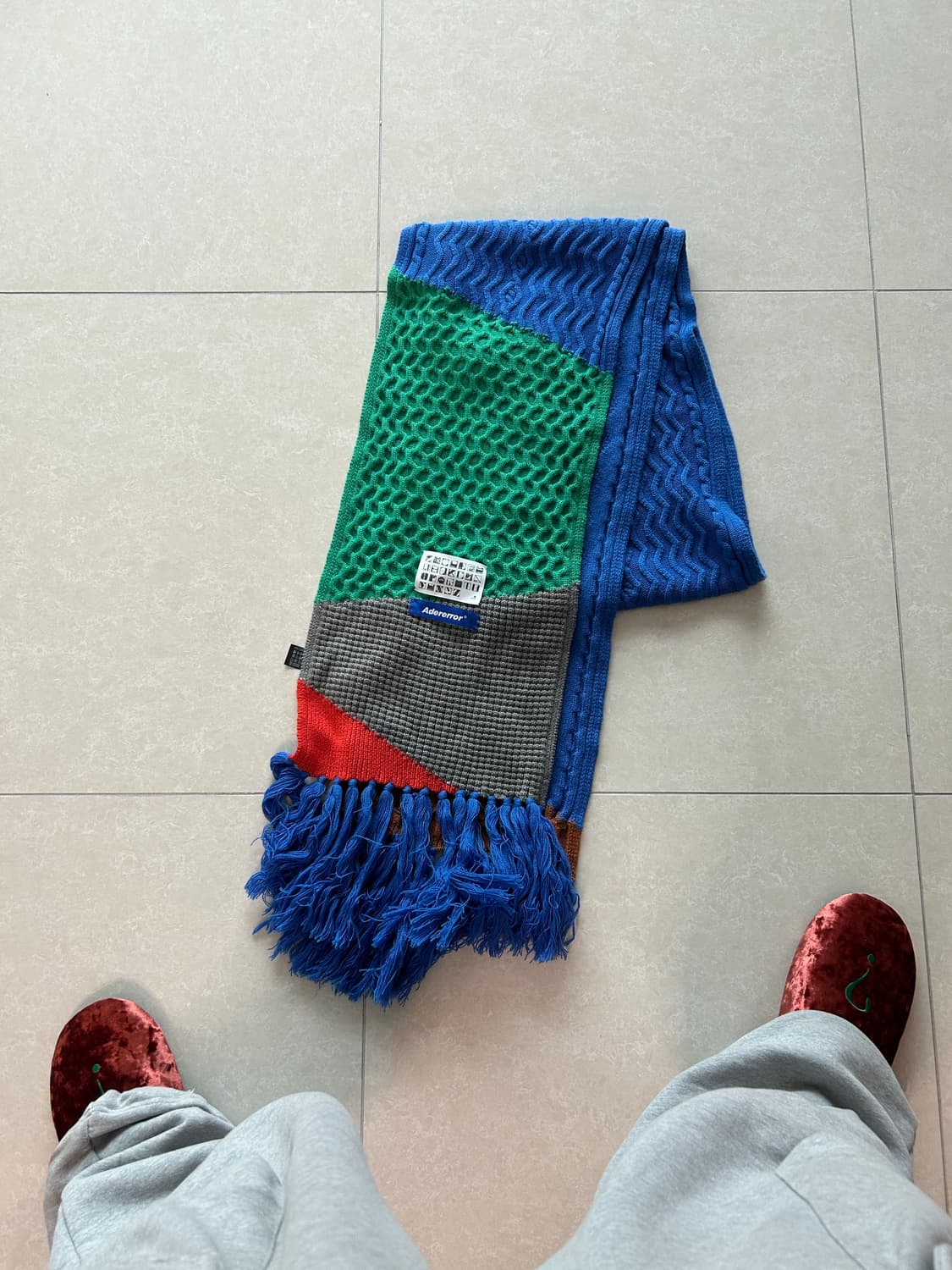 Ader error X Zara 머플러 상품이미지1