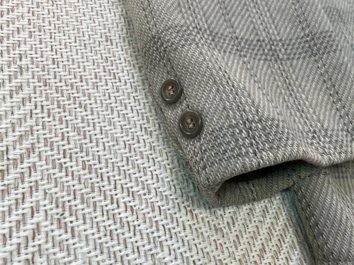 빈티지 캐시미어 체크 블레이저 J04149 상품이미지4