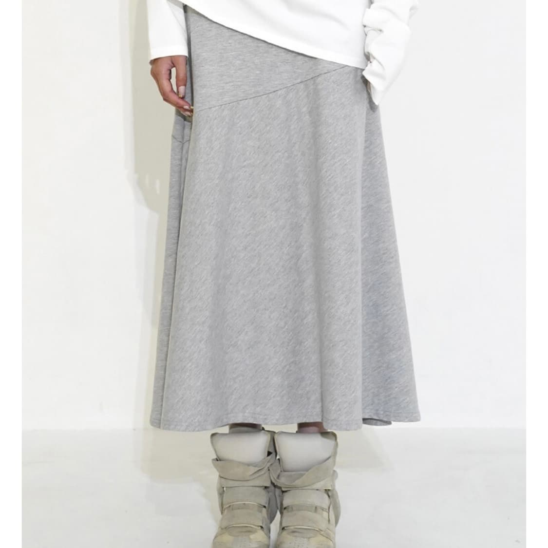 Cubic line long skirt 003 상품이미지5