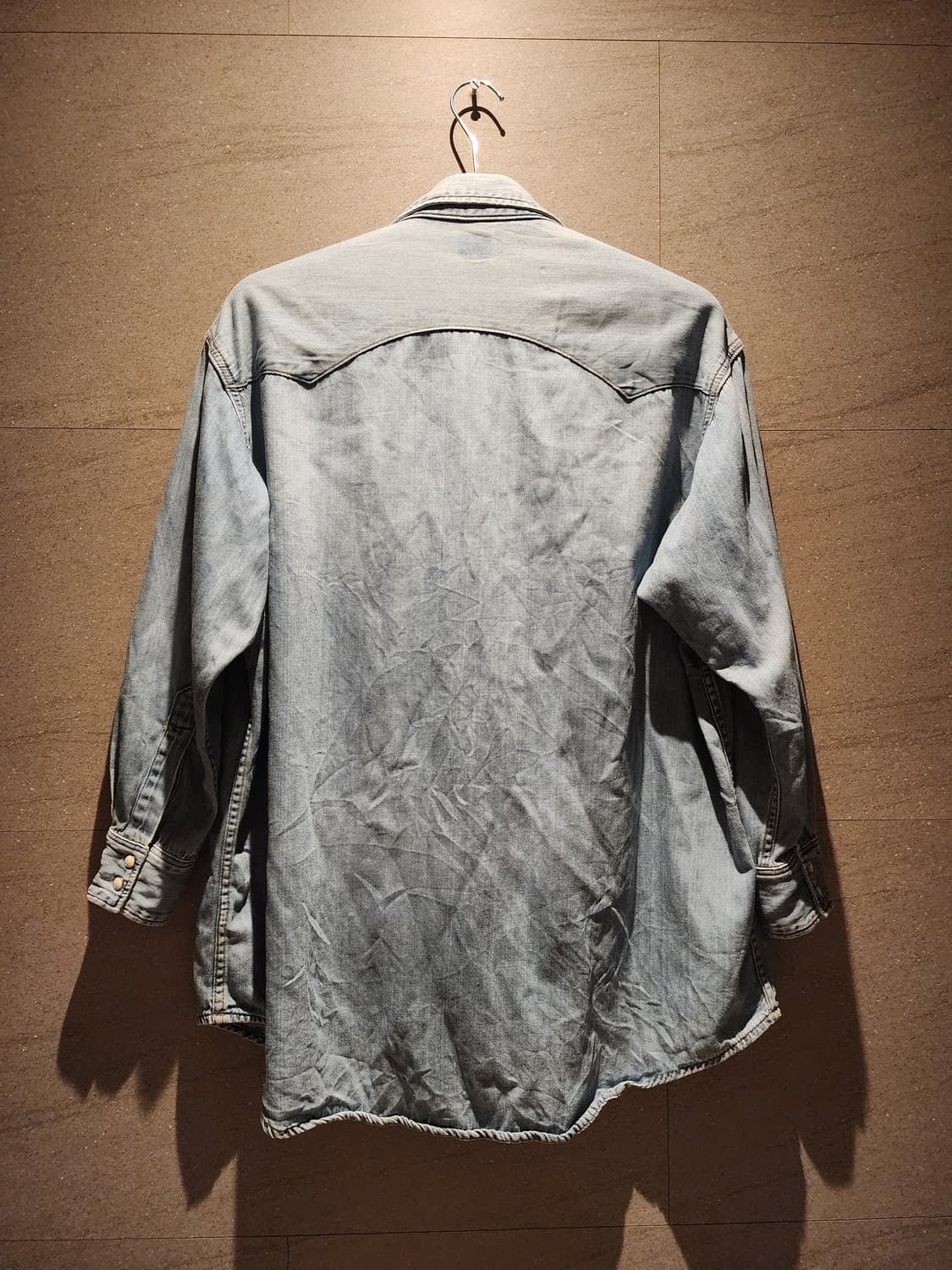 Lee x CIAOPANIC TYPY 연청 데님 셔츠 오버핏 웨스턴 상품이미지2