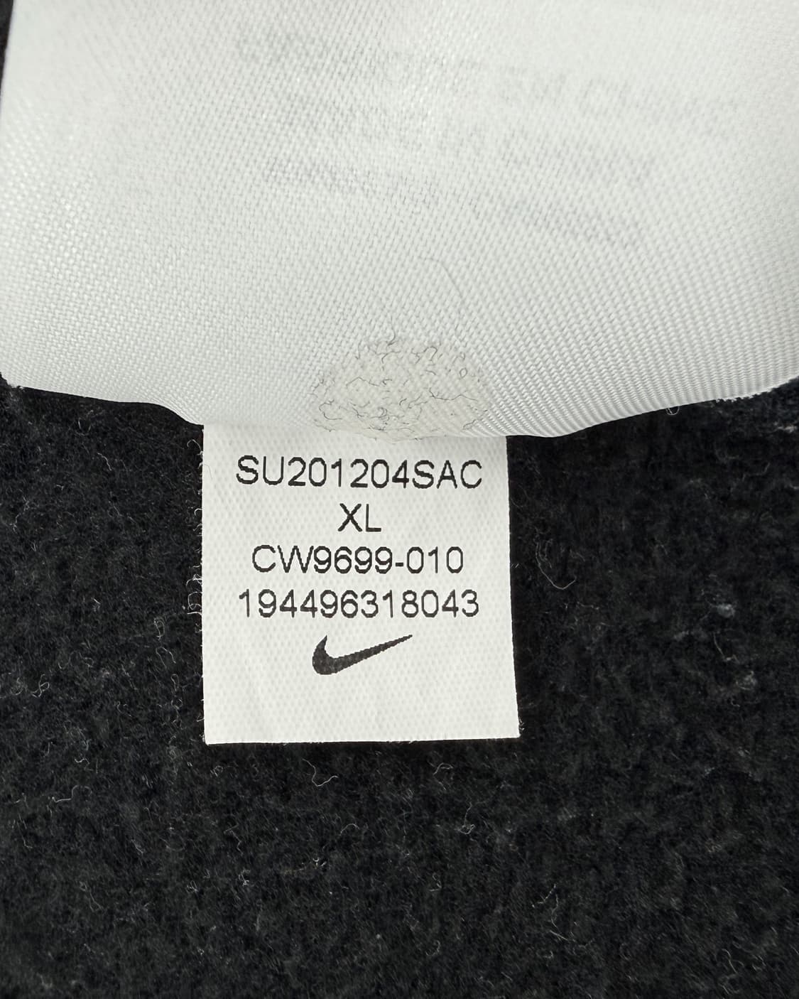 슈프림 x 나이키 쥬얼 크루넥 스웻 맨투맨 블랙 상품이미지6