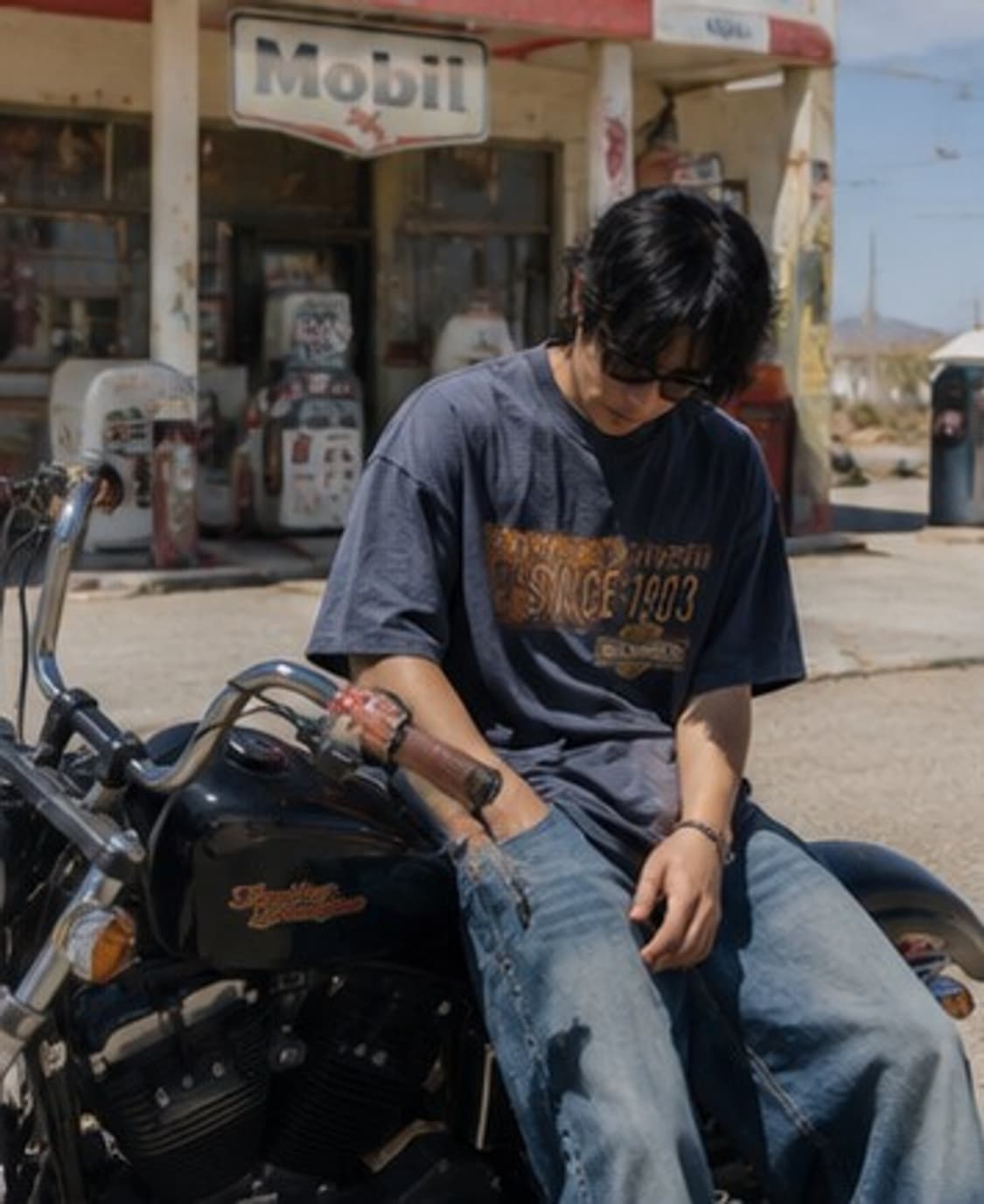 [45주년 2XL]Harley Davidson Biker Tee 상품이미지3