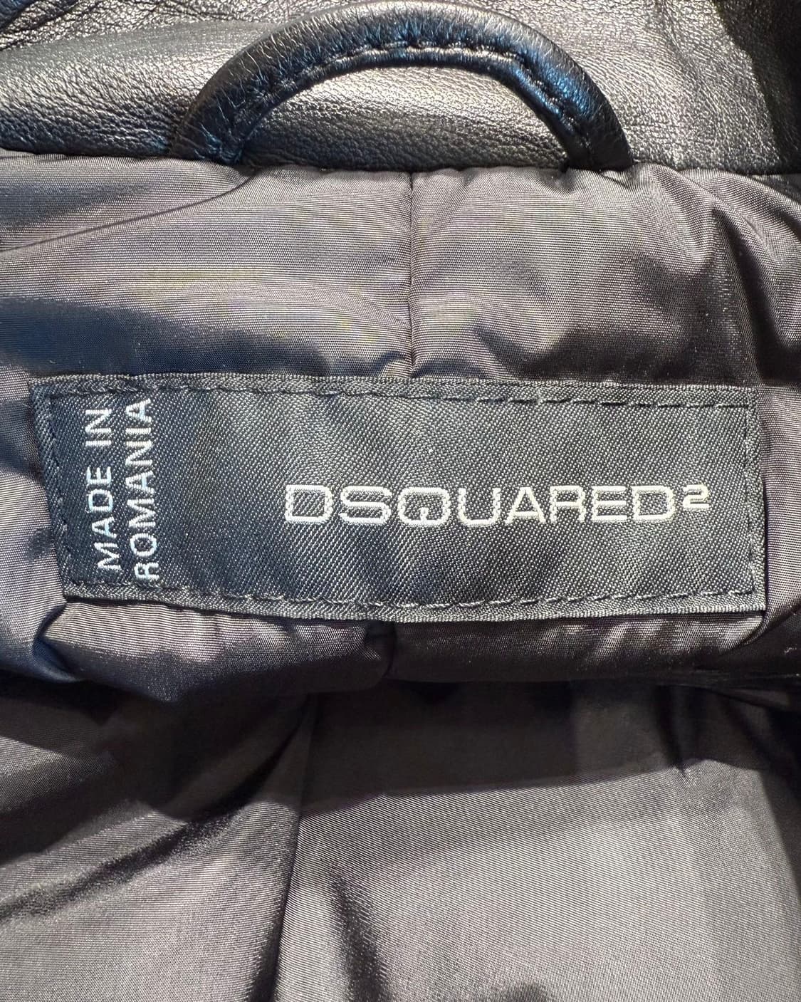 디스퀘어드2 블랙 쉽스킨 덕다운 자켓 상품이미지8